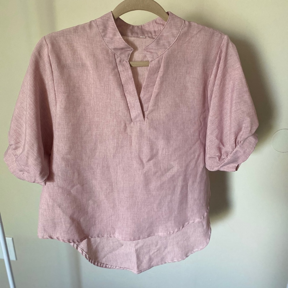 Blush pink top